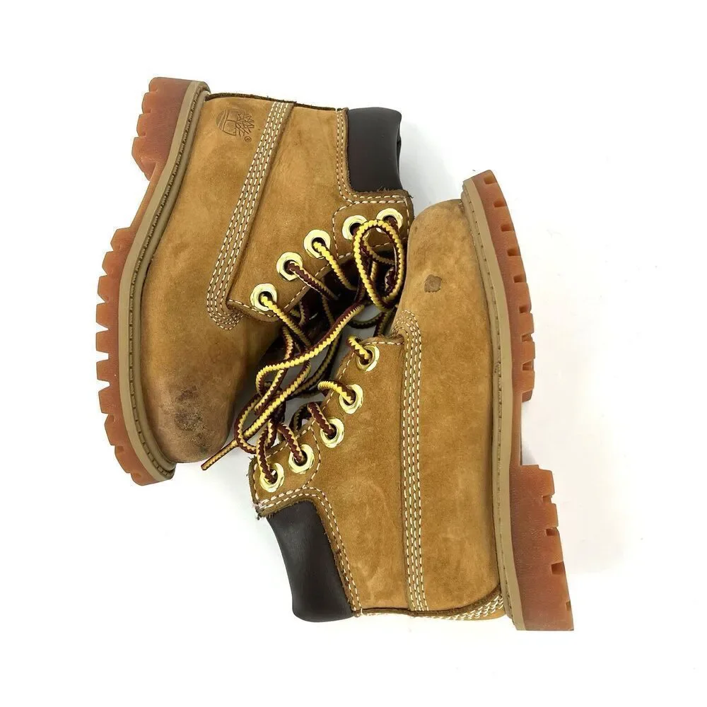 Timberland Boots Size 4.5 Toddler Classic Lifestyle Original Wheat Waterproof